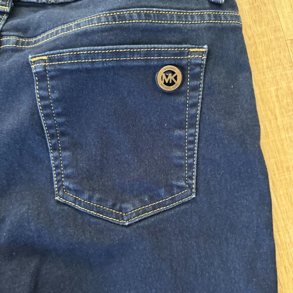 MICHAEL KORS IZZY CROPPED SKINNY JEANS SIZE 12 STRETCH HI RISE - Picture 1 of 6